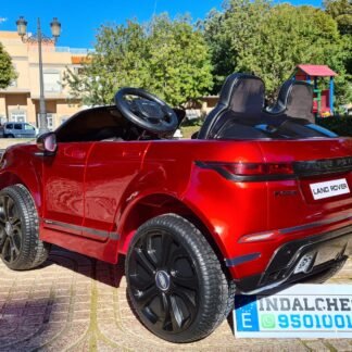 VENTA Coche eléctrico para niños Land Rover Evoque 12v, rojo pintado INDA51-AC-RRE999WHITE